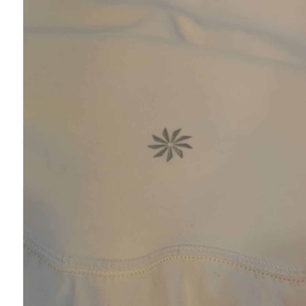 Athleta Salutation Stash 14.5 Skort White Powervita Tennis Golf Skirt XL New - Picture 10 of 11